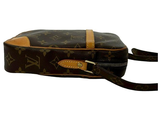 Borsa a spalla mini Danube in pelle Monogram Louis Vuitton Marrone - vista 6