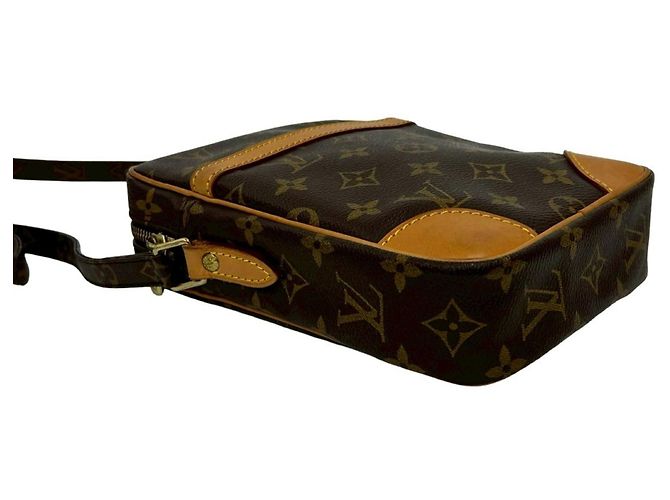 Borsa a spalla mini Danube in pelle Monogram Louis Vuitton Marrone - vista 7