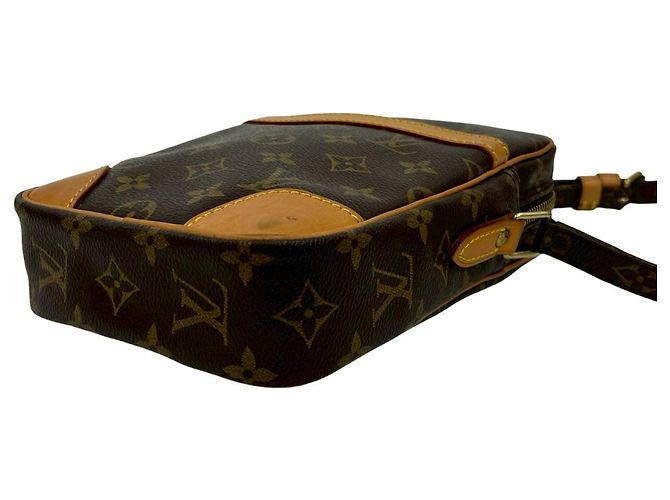 Borsa a spalla mini Danube in pelle Monogram Louis Vuitton Marrone - vista 8