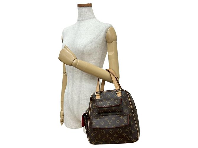 Louis Vuitton Vintage Exzentrische Monogram Ledertasche Braun - Ansicht 2
