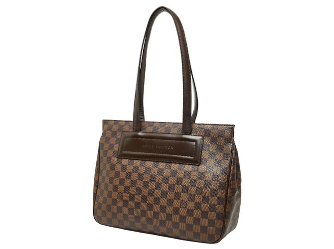 Borsa tote Louis Vuitton Damier Parioli PM Marrone - vista 2