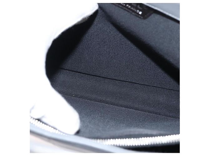 Chanel Vintage Chocolate Bar Metallring Tasche aus gestepptem Lammleder, mittelgroß Braun - Ansicht 5