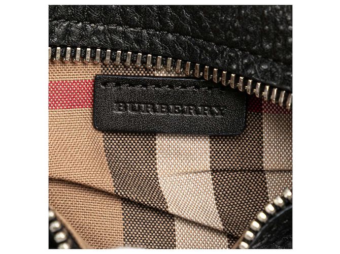 Borsa a tracolla Burberry Nova Check Nero - vista 10
