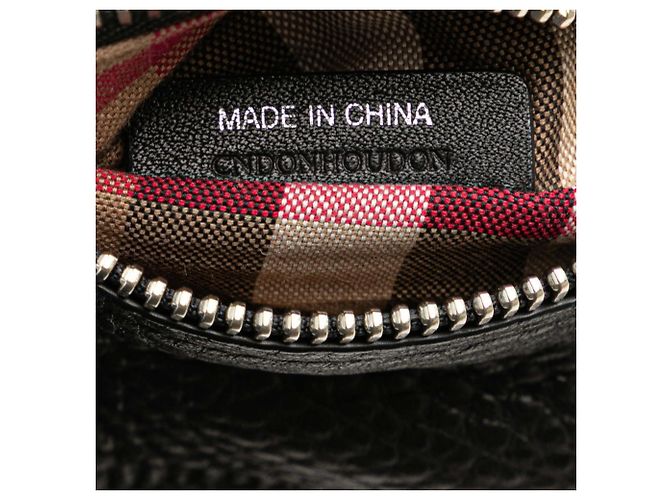 Borsa a tracolla Burberry Nova Check Nero - vista 11
