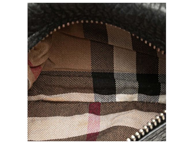 Borsa a tracolla Burberry Nova Check Nero - vista 9