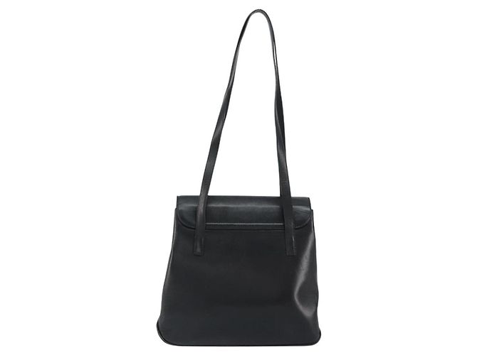 Borsa a Spalla Vala in Pelle Salvatore Ferragamo Nero - vista 2