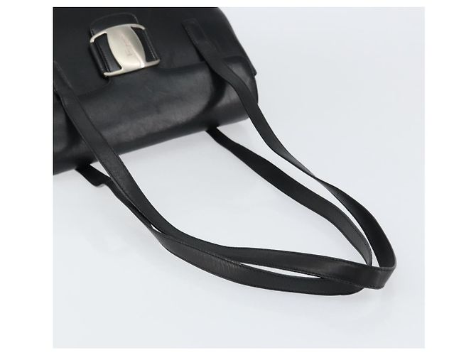 Borsa a Spalla Vala in Pelle Salvatore Ferragamo Nero - vista 7