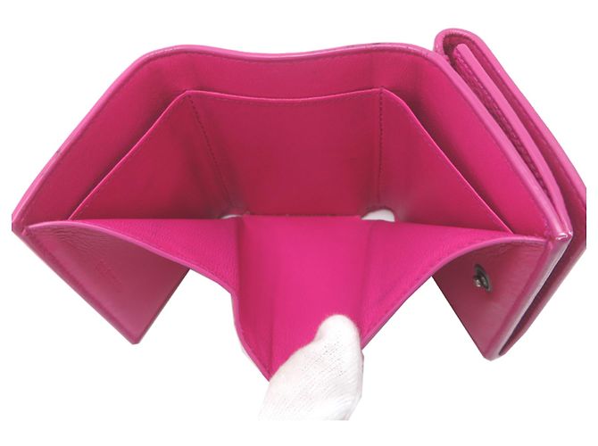 Billetera Mini Neo Classic de Balenciaga Rosa - vista 5