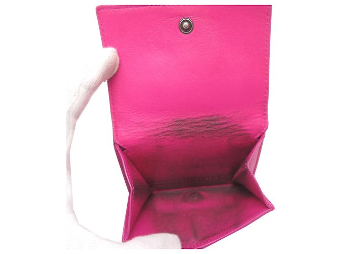 Billetera Mini Neo Classic de Balenciaga Rosa - vista 6
