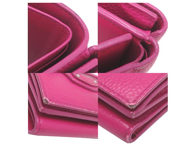 Billetera Mini Neo Classic de Balenciaga Rosa - vista 9
