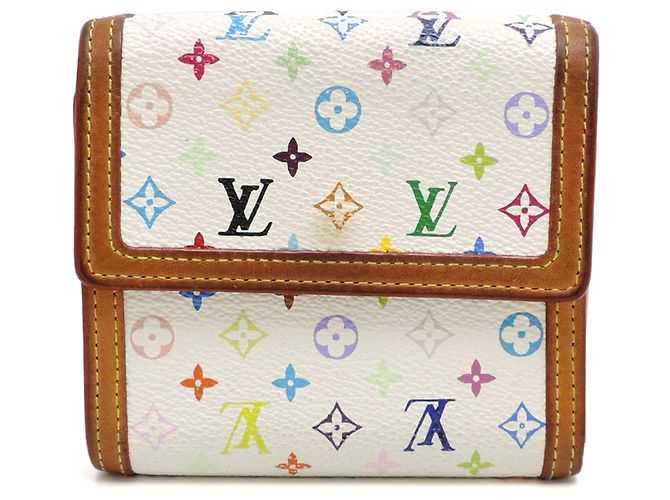 Louis Vuitton Monogram Multicolore Bi-Fold Wallet White Multiple colors - view 2