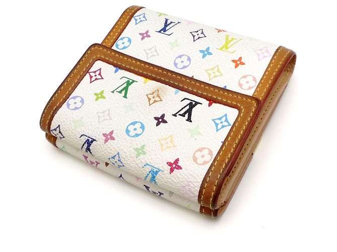 Louis Vuitton Monogram Multicolore Bi-Fold Wallet White Multiple colors - view 4