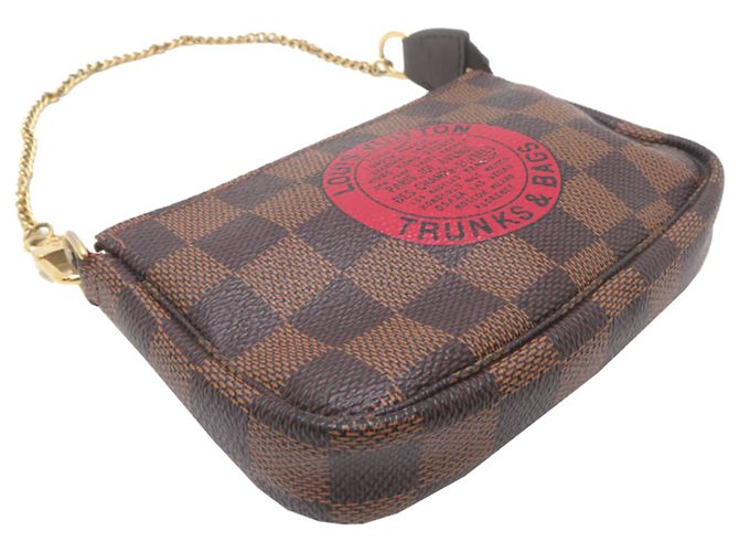 Pochette Accessoires Mini T&B di Louis Vuitton Marrone - vista 3