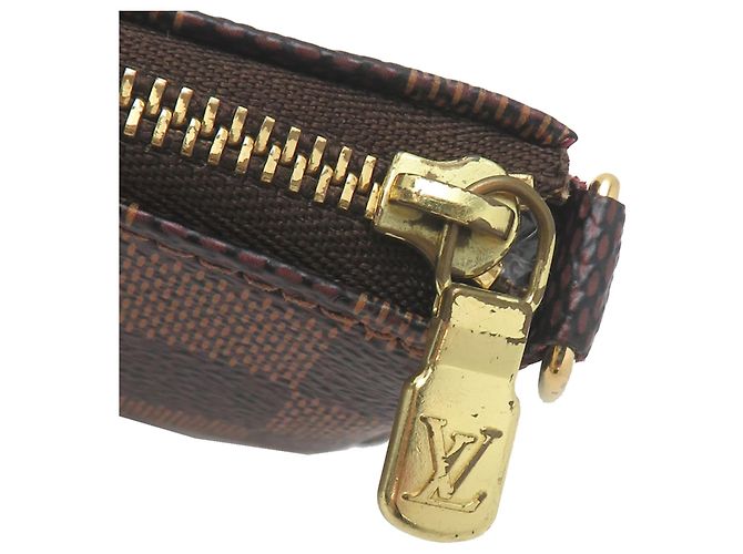 Pochette Accessoires Mini T&B di Louis Vuitton Marrone - vista 9