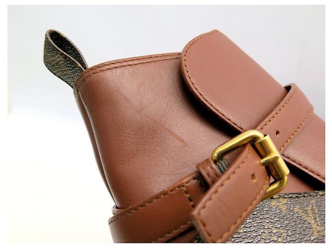 BOTAS LOUIS VUITTON ARCHLIGHT 39 CUERO & BOTAS DE TOBILLO MONOGRAMA Castaño - vista 17