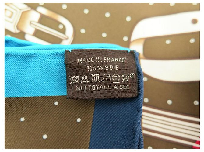 Hermès FULARDO IN SETA HERMES HARNAIS DE TIMON MANLIK 2019 90 CM Multicolore - vista 13