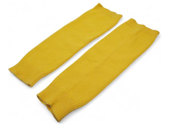Hermès NUEVAS MANGAS PARA PIERNAS HERMES EN ALGODÓN SEDA NYLON AMARILLO - vista 2
