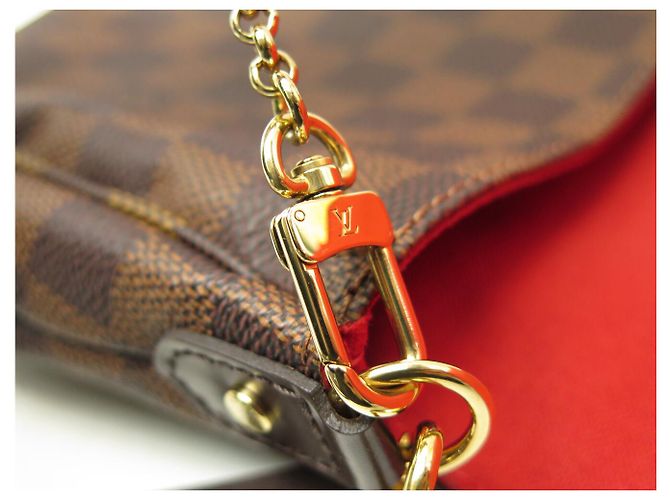BORSA LOUIS VUITTON FAVORITE MM N41129 CANVAS MONOGRAM Marrone - vista 13