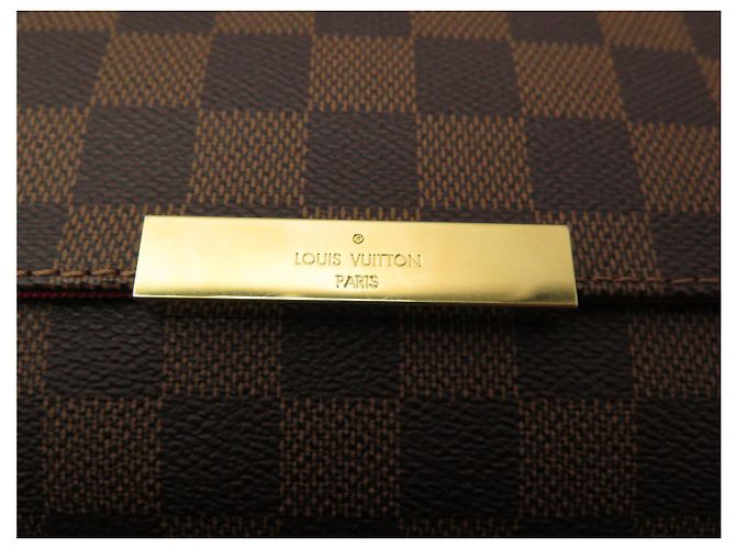 BORSA LOUIS VUITTON FAVORITE MM N41129 CANVAS MONOGRAM Marrone - vista 7
