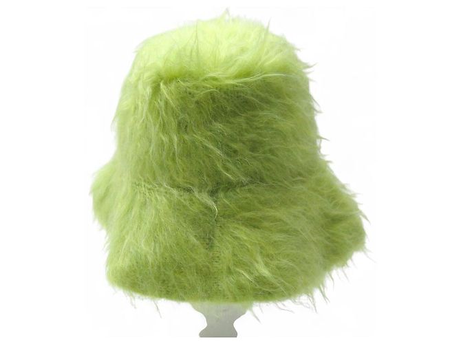 Céline NEUER CELINE TRIUMPHDRUCK SYNTHETISCHER FURHUT NEUER GRÜNER HUT - Ansicht 3