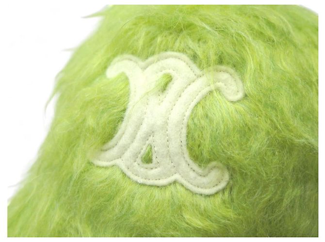 Céline NEUER CELINE TRIUMPHDRUCK SYNTHETISCHER FURHUT NEUER GRÜNER HUT - Ansicht 5