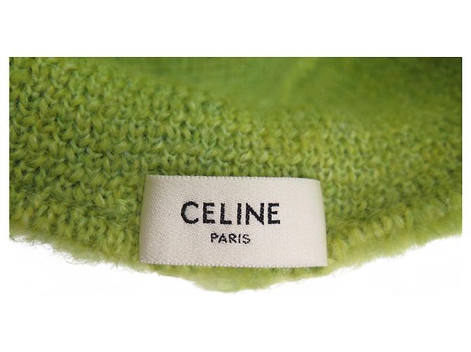 Céline NEUER CELINE TRIUMPHDRUCK SYNTHETISCHER FURHUT NEUER GRÜNER HUT - Ansicht 8