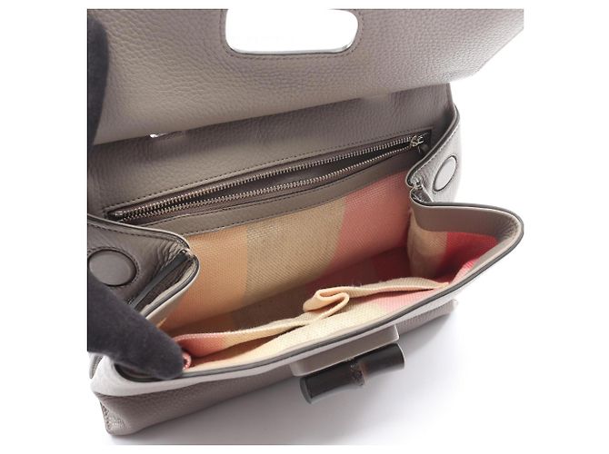 Borsa a mano Gucci Bamboo Everyday Marrone - vista 3