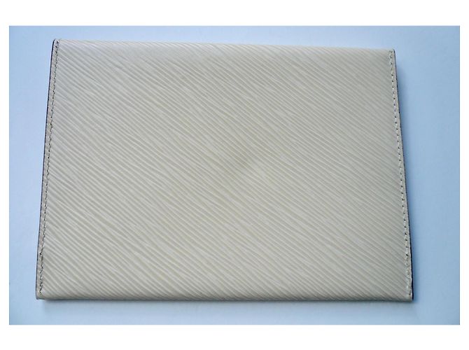LOUIS VUITTON Pochette in pelle epi bicolore CONDIZIONE NUOVA Blu Bianco sporco - vista 3