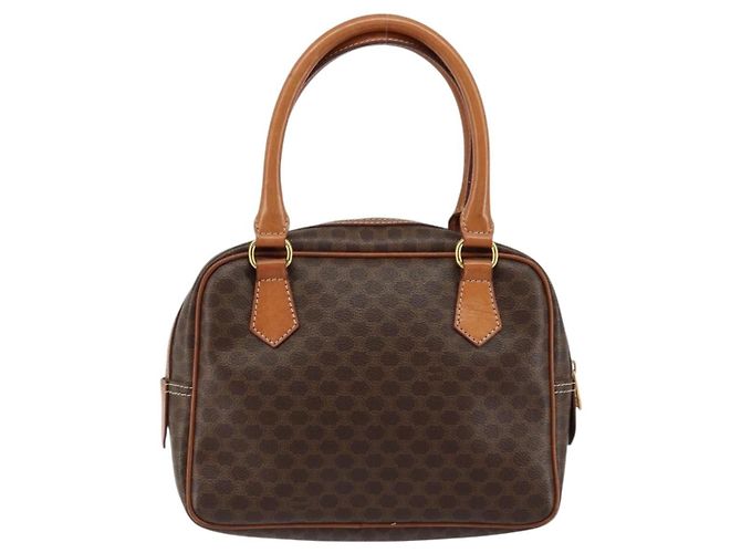 Céline Celine Macadam Handtasche Macadam aus Leder Mittel Braun - Ansicht 2