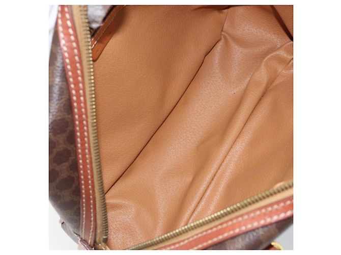 Céline Celine Macadam Handtasche Macadam aus Leder Mittel Braun - Ansicht 5