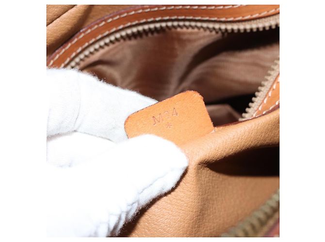 Céline Celine Macadam Handtasche Macadam aus Leder Mittel Braun - Ansicht 6