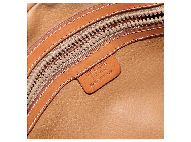 Céline Celine Macadam Handtasche Macadam aus Leder Mittel Braun - Ansicht 7