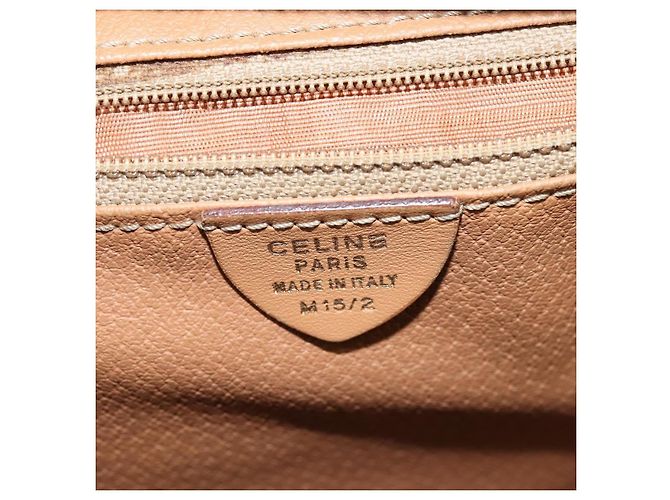Céline Celine Vintage Macadam Tragetasche aus Canvas Braun - Ansicht 6
