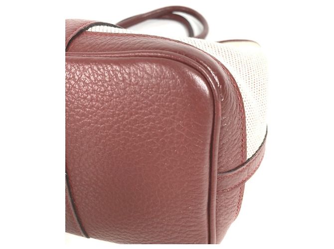 Hermès Borsa Tote HERMES Garden Party TPM Beige Bordò - vista 6