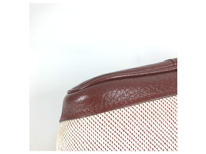 Hermès Borsa Tote HERMES Garden Party TPM Beige Bordò - vista 7