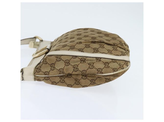 Borsa Messenger D Ring Gucci in Canvas GG Media Beige - vista 3