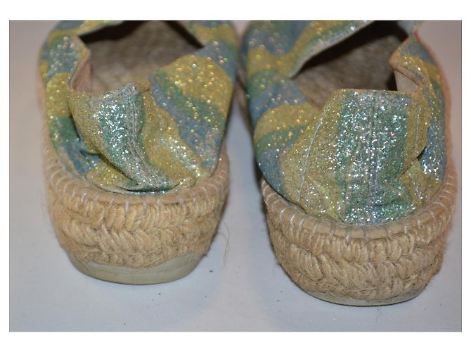 Manebi Espadrilles mit Muster Stoff Größe 38 Mehrfarben - Ansicht 3