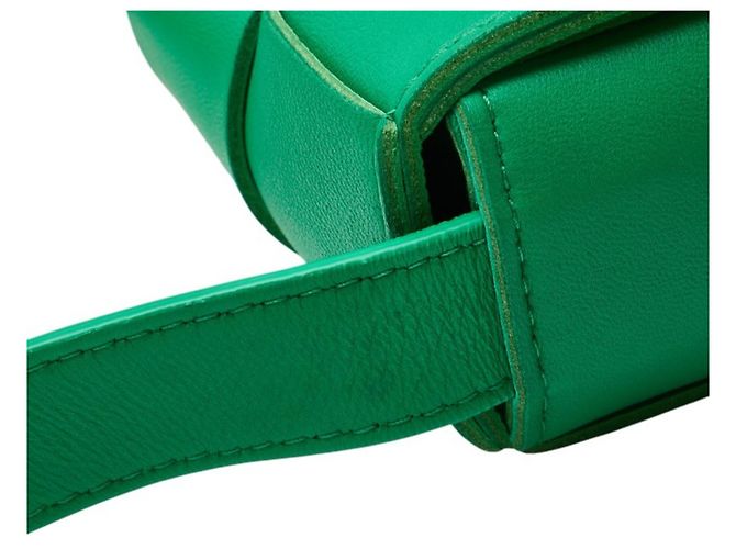 Borsa a tracolla Candy Cassette di Bottega Veneta Verde - vista 4