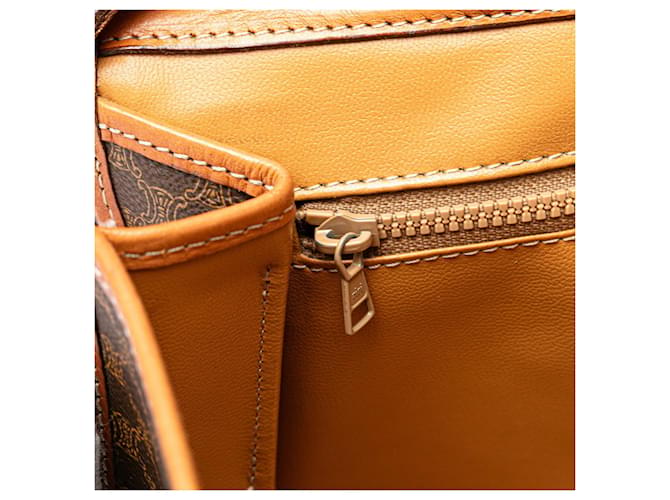 Céline Borsa a tracolla Celine Macadam Marrone - vista 10