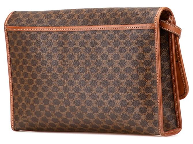 Céline Borsa a tracolla Celine Macadam Marrone - vista 2