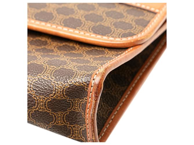 Céline Borsa a tracolla Celine Macadam Marrone - vista 5