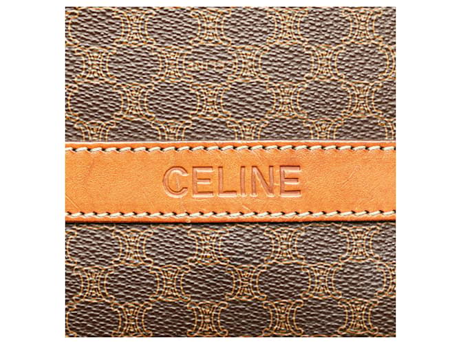 Céline Borsa a tracolla Celine Macadam Marrone - vista 6