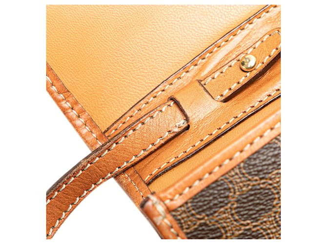 Céline Borsa a tracolla Celine Macadam Marrone - vista 7