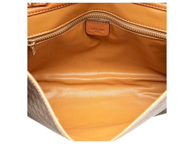 Céline Borsa a tracolla Celine Macadam Marrone - vista 9