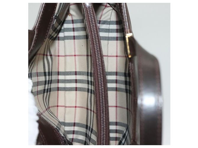 Burberry Vintage Leather Marrone - vista 5