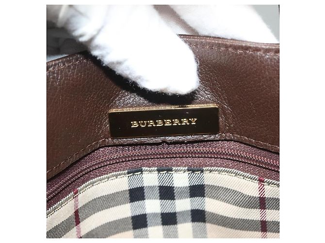 Burberry Vintage Leather Marrone - vista 6