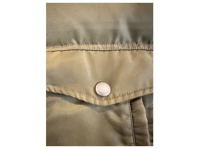 Chaqueta de plumas Saint Laurent Caqui - vista 2