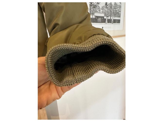 Chaqueta de plumas Saint Laurent Caqui - vista 4