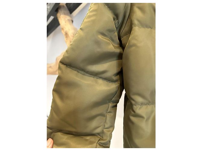 Chaqueta de plumas Saint Laurent Caqui - vista 5