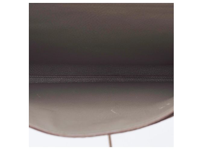 Hermès Bolso HERMES Kelly Depeches de Cuero Gris - 102969 - vista 8